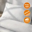 Poszewki hotelowe San Diego - adamaszek, paski 4 mm