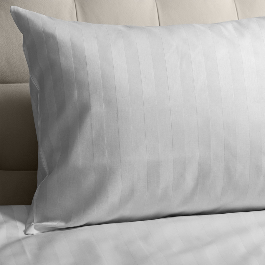 Poszewki hotelowe Santa Clara - adamaszek, paski 20 mm