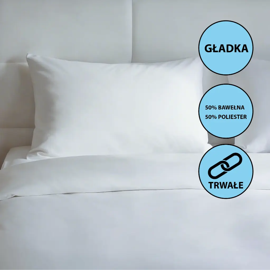 Poszewki hotelowe Endura- gładkie