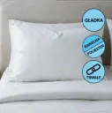 Poszewki hotelowe Montana MVS - płótno, gładkie