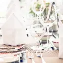 Serwetki Albany 55/55 cm, gładkie białe