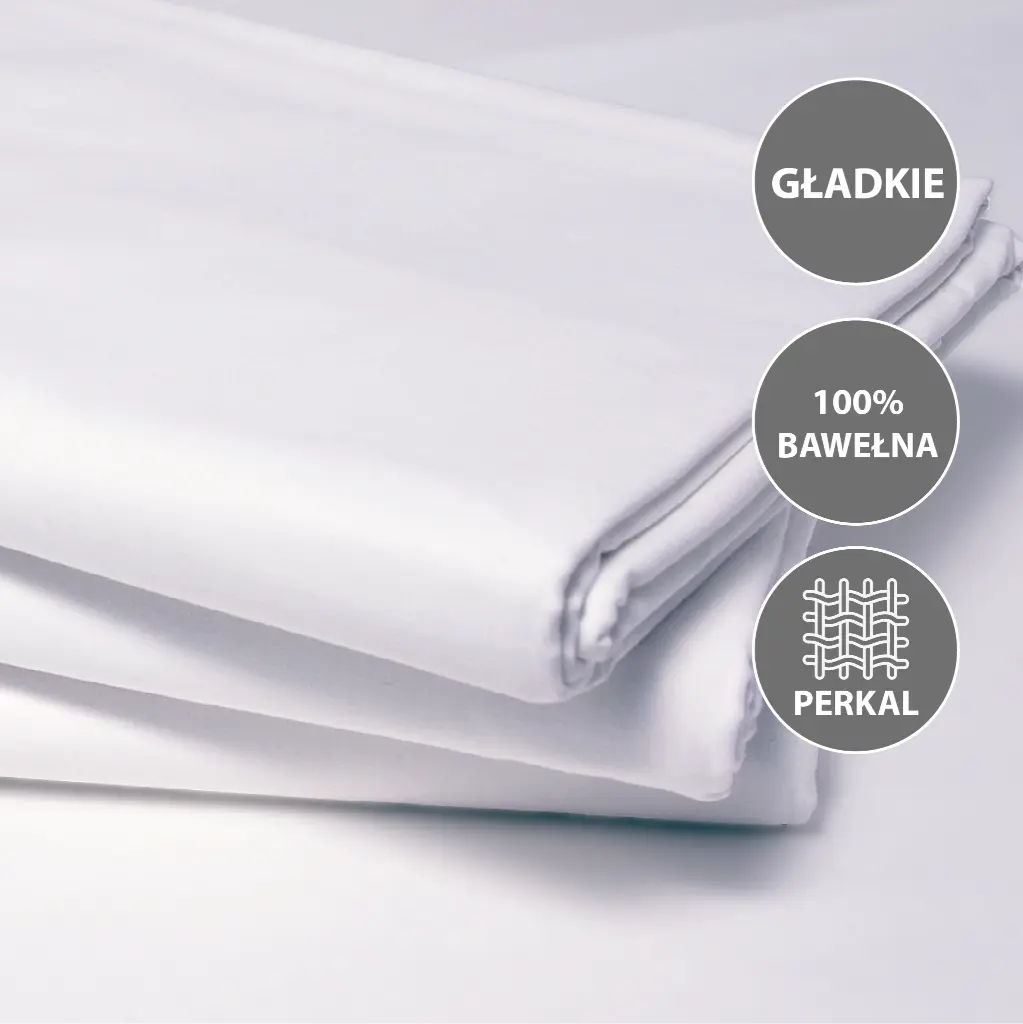 Prześcieradła Verin 260/300 cm - perkal, gładkie