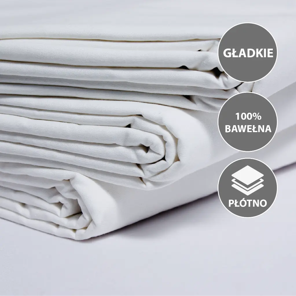 Prześcieradła hotelowe Toledo 280/300 cm - płótno, gładkie