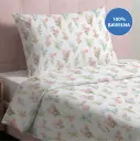 Komplet pościeli z nadrukiem - hiacynty