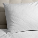 Poszewki hotelowe 50x70 Biela - 100% bawełna, paski 4 mm, adamaszek